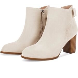 Chic Cream Ankle Booties